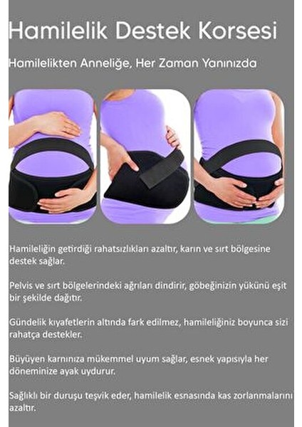 Hamile Bel Korsesi Lohusa Korse Bandı Kemeri Destek Rahim Toparlayıcı Doğum Sonrası Sezeryan Kadın