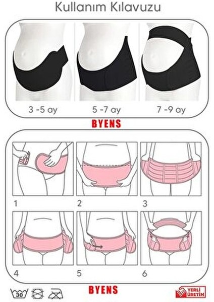 Hamile Bel Korsesi Lohusa Korse Bandı Kemeri Destek Rahim Toparlayıcı Doğum Sonrası Sezeryan Kadın