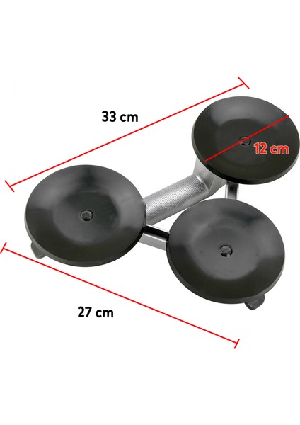 Alüminyum Vakumlu 3'lü Cam Vantuzu Cam Fayans Ahşap Metal Taşıma Kaporta Göçük Düzeltme Aparatı Üçlü fiyatları