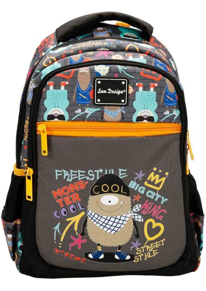 Monster Yazılı Okul Çantası OTTO.49030