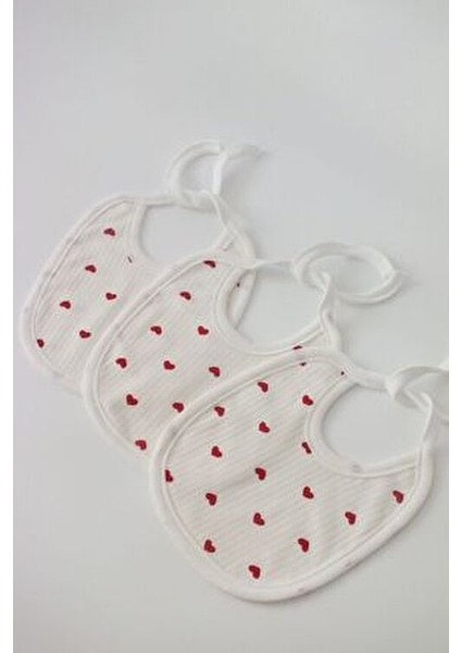 (12 Adet) Bebewini %100 Pamuk Karışık Desenli Bebek Önlük