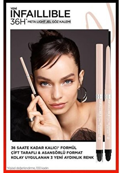 Infaillible Meta Light Jel Göz Kalemi - Bright Nude fiyatları