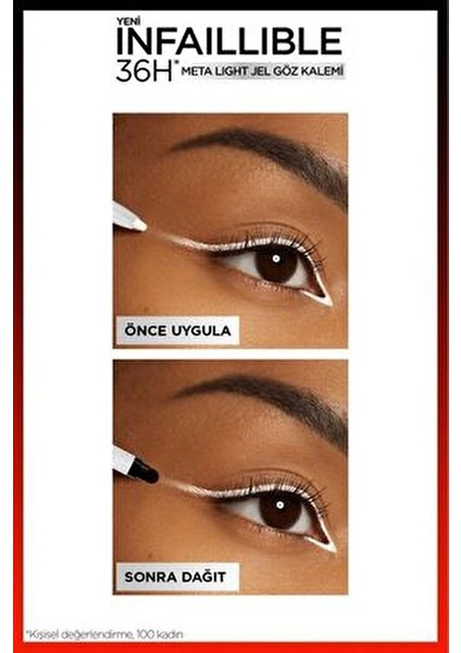 Infaillible Meta Light Jel Göz Kalemi - Bright Nude indirimleri