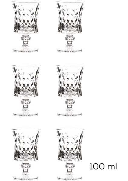 Yasemin 6lı Kahve Yanı Cam Bardak Takımı modelleri