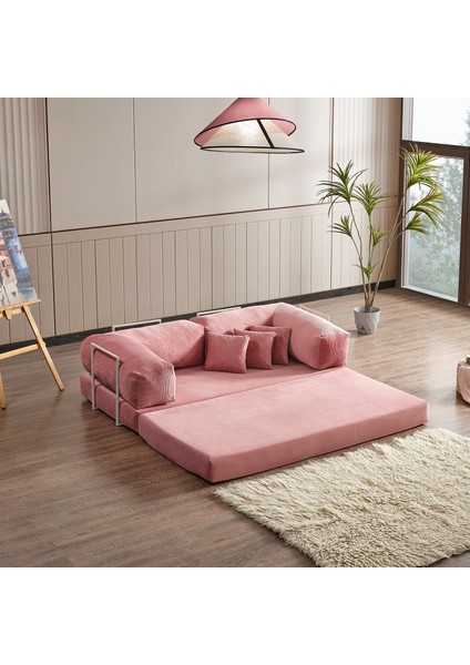 Legom Stil Aktivite Koltuğu Yatak Olabilen Çok Amaçlı Kanepe Pudra