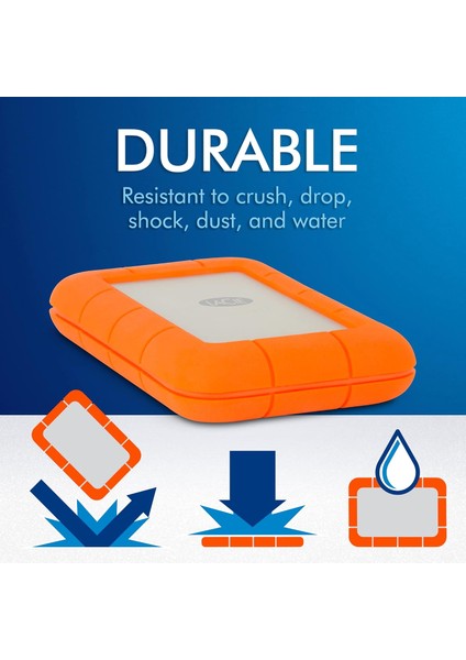 Rugged Mini SSD, USB4&Thunderbolt4,IP54,Anti-Shock 1 TB Taşınabilir SSD(2000Mb/s)+ 3 Yıl Seagate Data Kurtarma Garantisi (STMF1000400) indirimleri