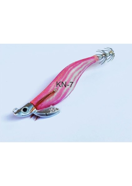 Glow 25 gr Squid Jig Fosforlu, Kurşunlu Kalamar Zokası Kn-7