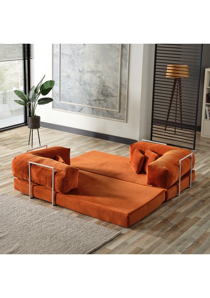 Legom Stil Aktivite Koltuğu Yatak Olabilen Çok Amaçlı Kanepe Kiremit indirimleri