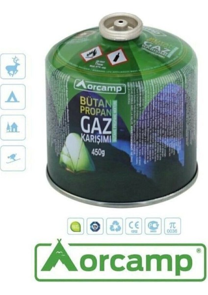 KTS-450 Gaz Kartusu 450 gr %30 Propan %70 Butan ile Güvenli Kullanım fiyatları