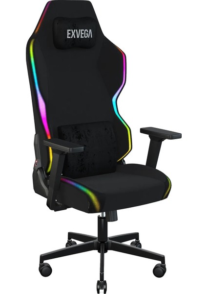Lunar Active Kumaş RGB Oyuncu Koltuğu Siyah