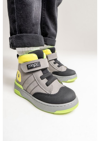 Erkek Çocuk Gri Hakiki Deri Anatomik Günlük Bot fırsatları