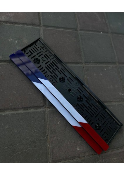 Fransız Boş Araç Pleksi Plakalık