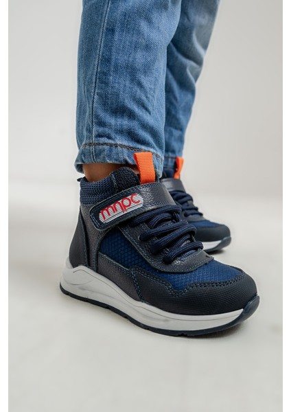 Erkek Çocuk Lacivert Hakiki Deri Suya Dayanıklı Anatomik Günlük Bot fiyatları