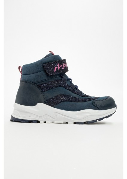 Kız Çocuk Lacivert Suni Deri Suya Dayanıklı Anatomik Günlük Bot indirimleri