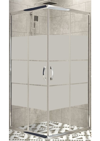 Duşakabin Kare Kumlama Box Desen 5mm H:190CM fiyatları