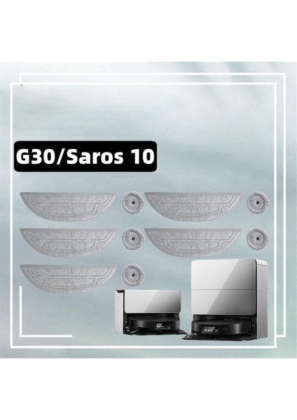 Roborock Saros 10/G30 Robot Süpürgesinin Fırça ve Paspas Parçalarını Değiştirin (Yurt Dışından) fırsatları