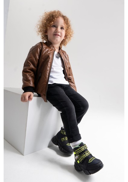 Erkek Çocuk Siyah Suya Dayanıklı Anatomik Günlük Bot fiyatları