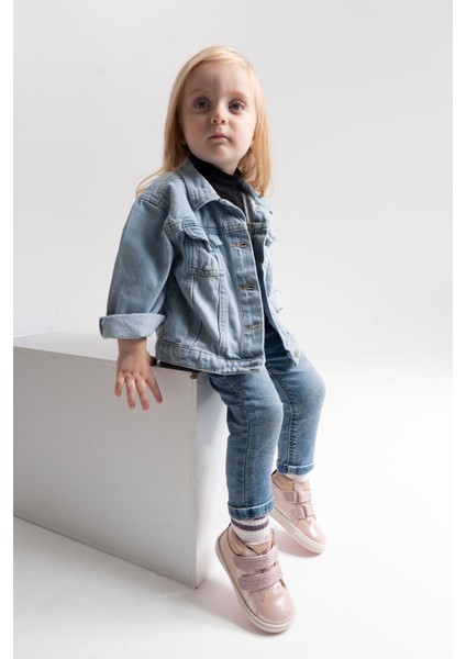 Kız Çocuk Pudra Hakiki Deri Suya Dayanıklı Anatomik Günlük Bot fiyatları