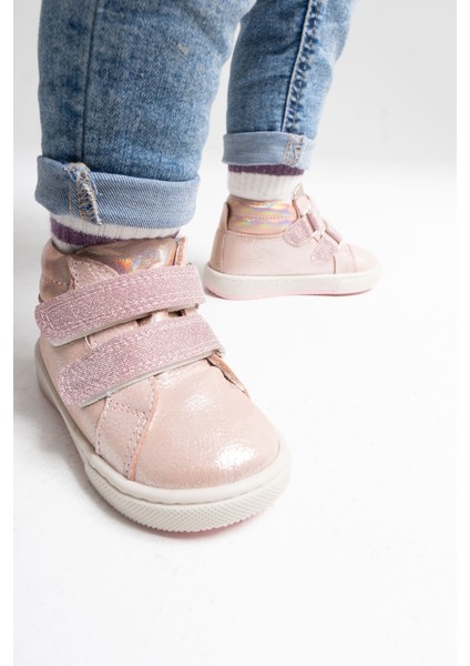 Kız Çocuk Pudra Hakiki Deri Suya Dayanıklı Anatomik Günlük Bot fırsatları