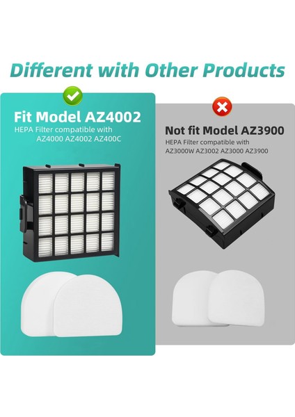 AZ4002 AZ4000 AZ4000C Filtre Yedek Parçaları Shark Power Detect Pro Max Dikey Elektrikli Süpürge Fırça Filtreleri (Yurt Dışından) modelleri