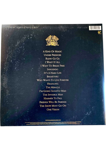 Queen Greatest Hits 2 Printed In E.u. Palk 9 / Kapak 9 *double Lp – Gatefold Plak modelleri