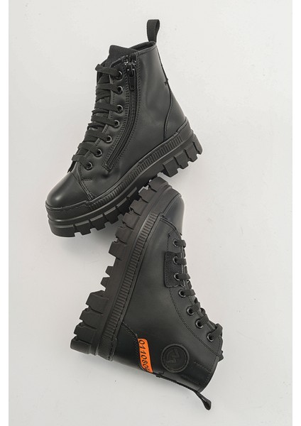 Kız Çocuk Siyah Suya Dayanıklı Anatomik Günlük Bot fırsatları