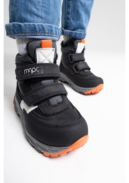 Erkek Çocuk Siyah Hakiki Deri Anatomik Günlük Bot fırsatları