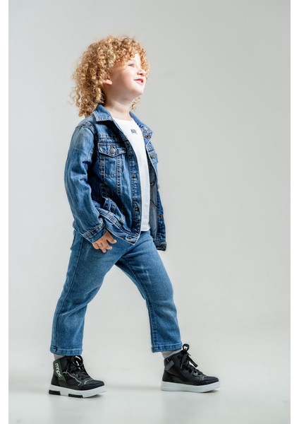 Erkek Çocuk Siyah Suya Dayanıklı Anatomik Sneaker Günlük Bot fiyatları