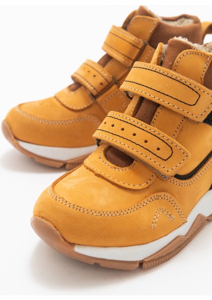 Erkek Çocuk Sarı Hakiki Deri Suya Dayanıklı Günlük Bot fırsatları