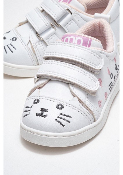 Kız Çocuk Beyaz Kedili Sneaker Ayakkabı fiyatları