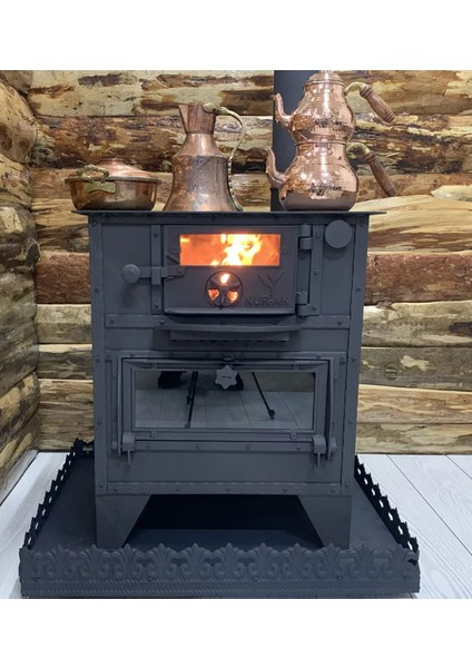 Camlı Kömür Kuzinesi 60X45