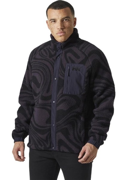 Panorama Printed Pile Snap Mont Erkek Polar fiyatları