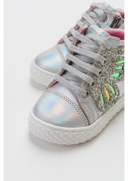 Kız Çocuk Gümüş Hakiki Deri Suya Dayanıklı Anatomik Ilk Adım Bot fiyatları