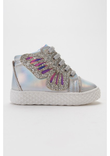 Kız Çocuk Gümüş Hakiki Deri Suya Dayanıklı Anatomik Ilk Adım Bot indirimleri