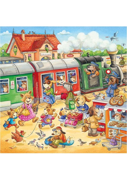 Puzzle Köyde Tatil 3X49 Parça modelleri