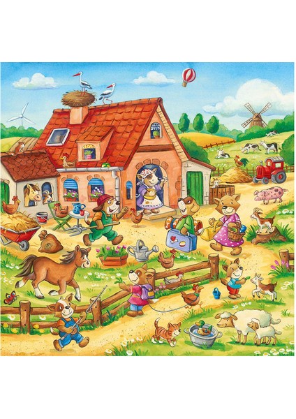 Puzzle Köyde Tatil 3X49 Parça fırsatları