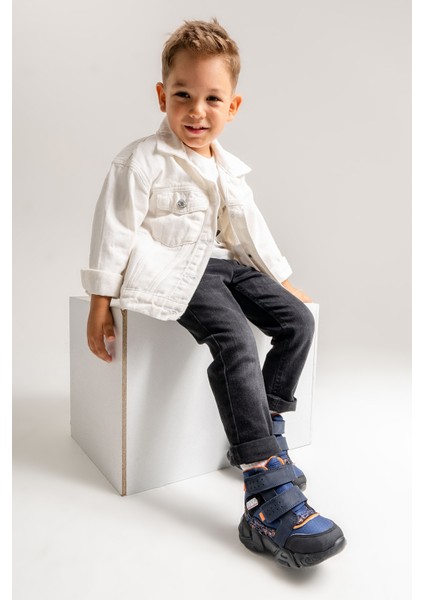 Erkek Çocuk Lacivert Suya Dayanıklı Anatomik Günlük Bot fiyatları