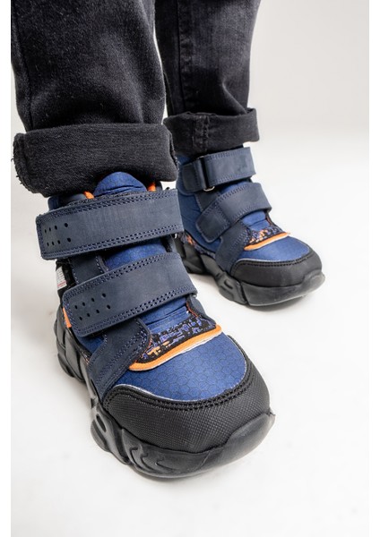 Erkek Çocuk Lacivert Suya Dayanıklı Anatomik Günlük Bot indirimleri