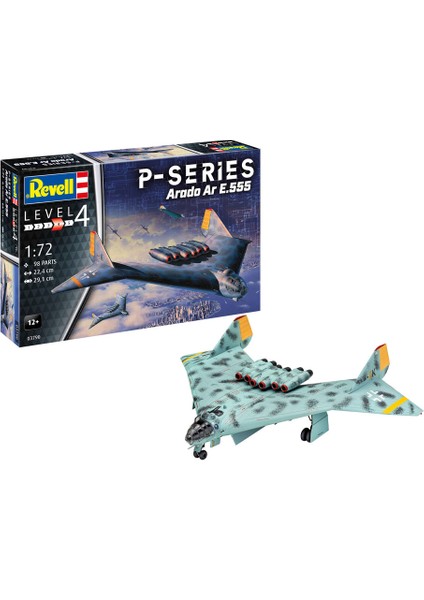 Maket Model Kit P Series Arado Ar E.555 3790