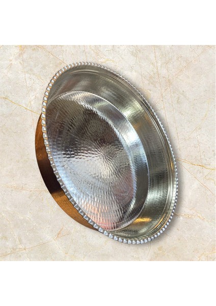 -40 cm El Dövmesi Bakır Çiğköfte Leğeni – 8 cm Derinlik | Geleneksel Kalaylı Bakır Yoğurma ve Sunum Leğeni | Dayanıklı Otantik El Işçiliği Bakır Mutfak Ürünü fiyatları