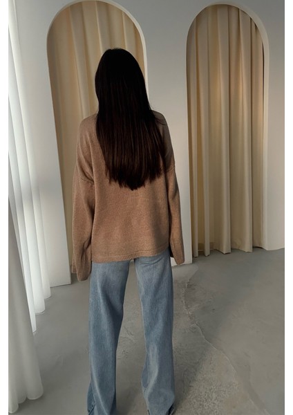 Vizon Bisiklet Yaka Oversize Pinterest Triko kazak fırsatları