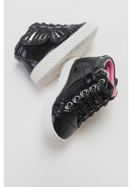 Kız Çocuk Siyah Hakiki Deri Suya Dayanıklı Anatomik Ilk Adım Bot fırsatları