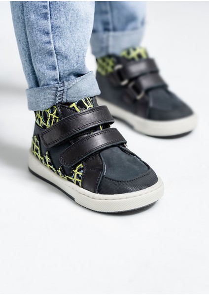 Erkek Çocuk Siyah Hakiki Deri Suya Dayanıklı Anatomik Ilk Adım Bot fırsatları