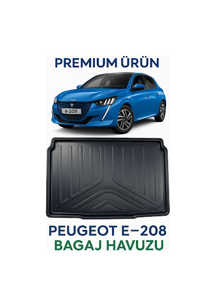 Peugeot E 208 Elektrikli 2021+ Premium Bagaj Havuzu