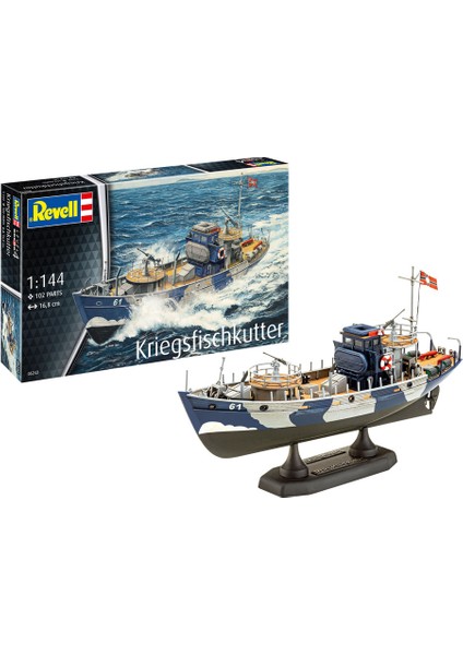 Maket Model Kit Kfk Kriegsfischkutter 5242