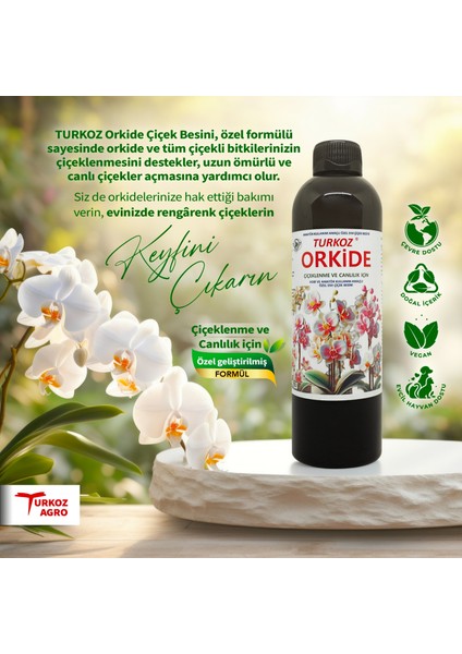 Orkide Bol Çiçeklenme ve Canlı Yapraklar Için Orkide Besini Hobi kullanımı içindir (küçük boy) fiyatları