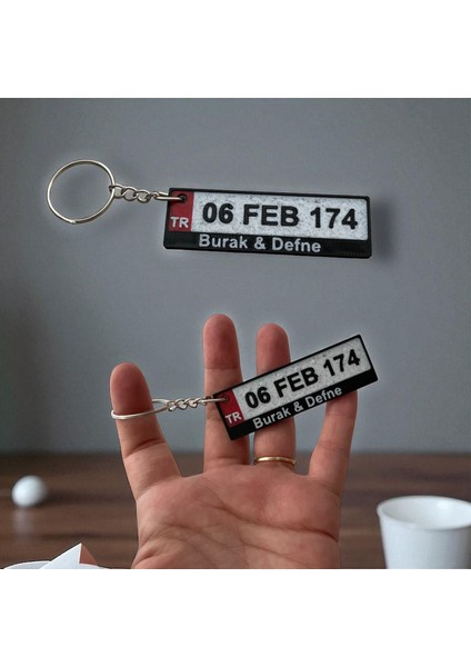 Anahtarlık Plaka 2li