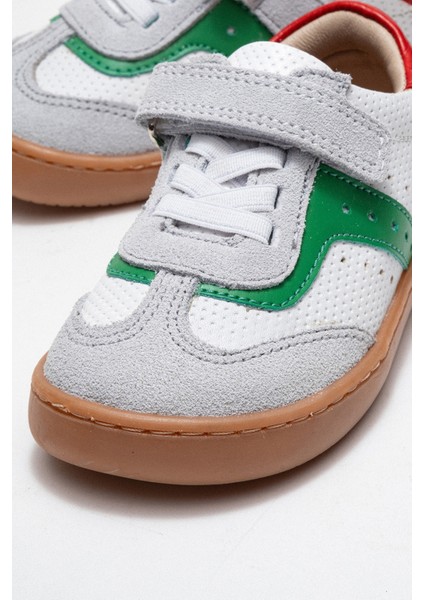 Unisex Çocuk Beyaz-Yeşil Hakiki Deri Günlük Ilk Adım Ayakkabı fiyatları