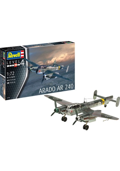 Maket Model Kit Arado Ar 240 3798
