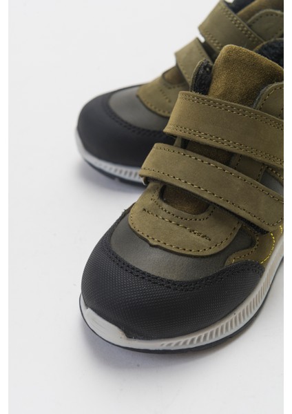 Erkek Çocuk Haki Hakiki Deri Suya Dayanıklı Anatomik Ilk Adım Bot fiyatları